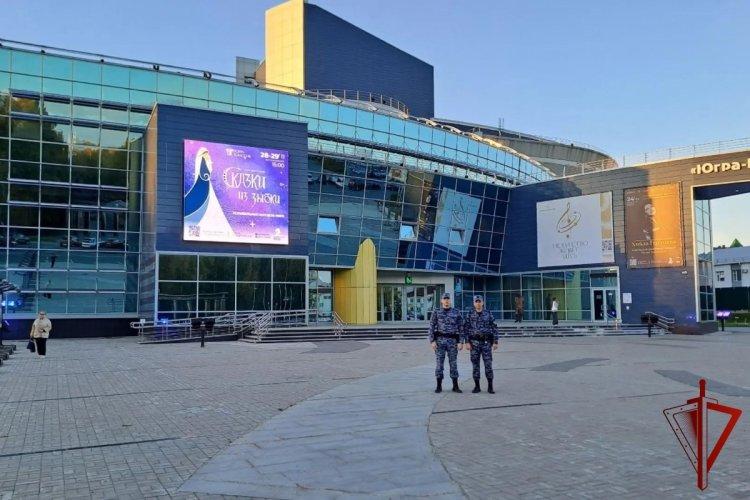 В Югре Росгвардия обеспечила безопасность спортивных мероприятий и творческих вечеров