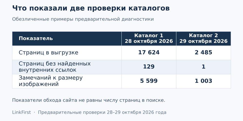LinkFirst разобрала ошибки каталогов при продвижении в Яндексе